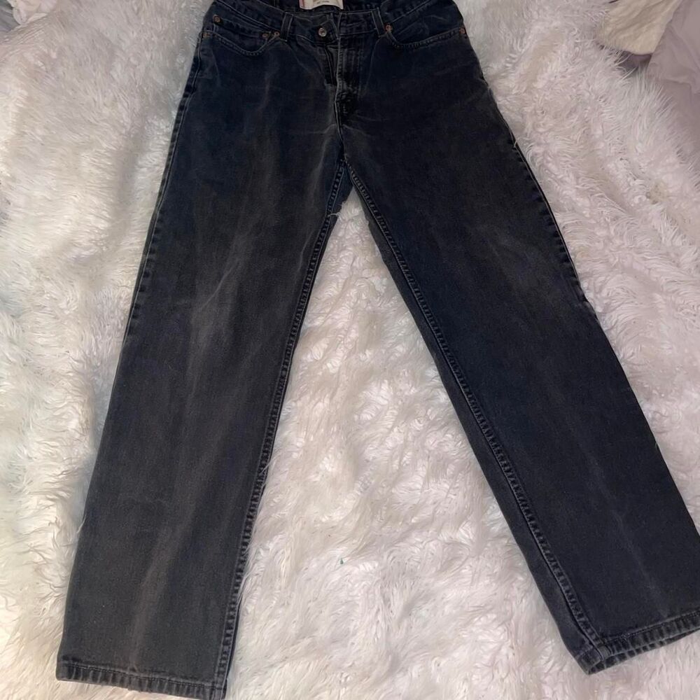 Levi-s Women's Black and Grey Jeans